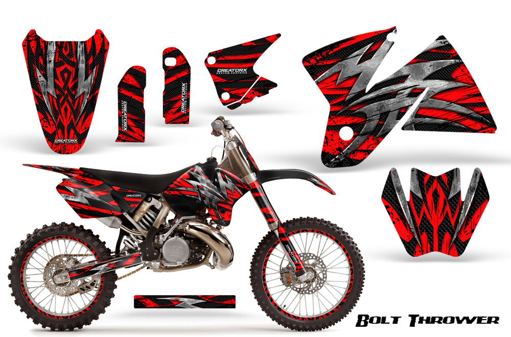 KTM C2 Graphics Kit Bolt Thrower Red NP Rims